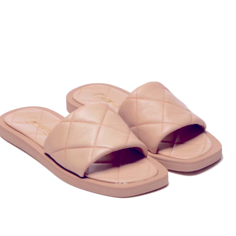 NWT L’Intervalle Nude Leather slides 41/10